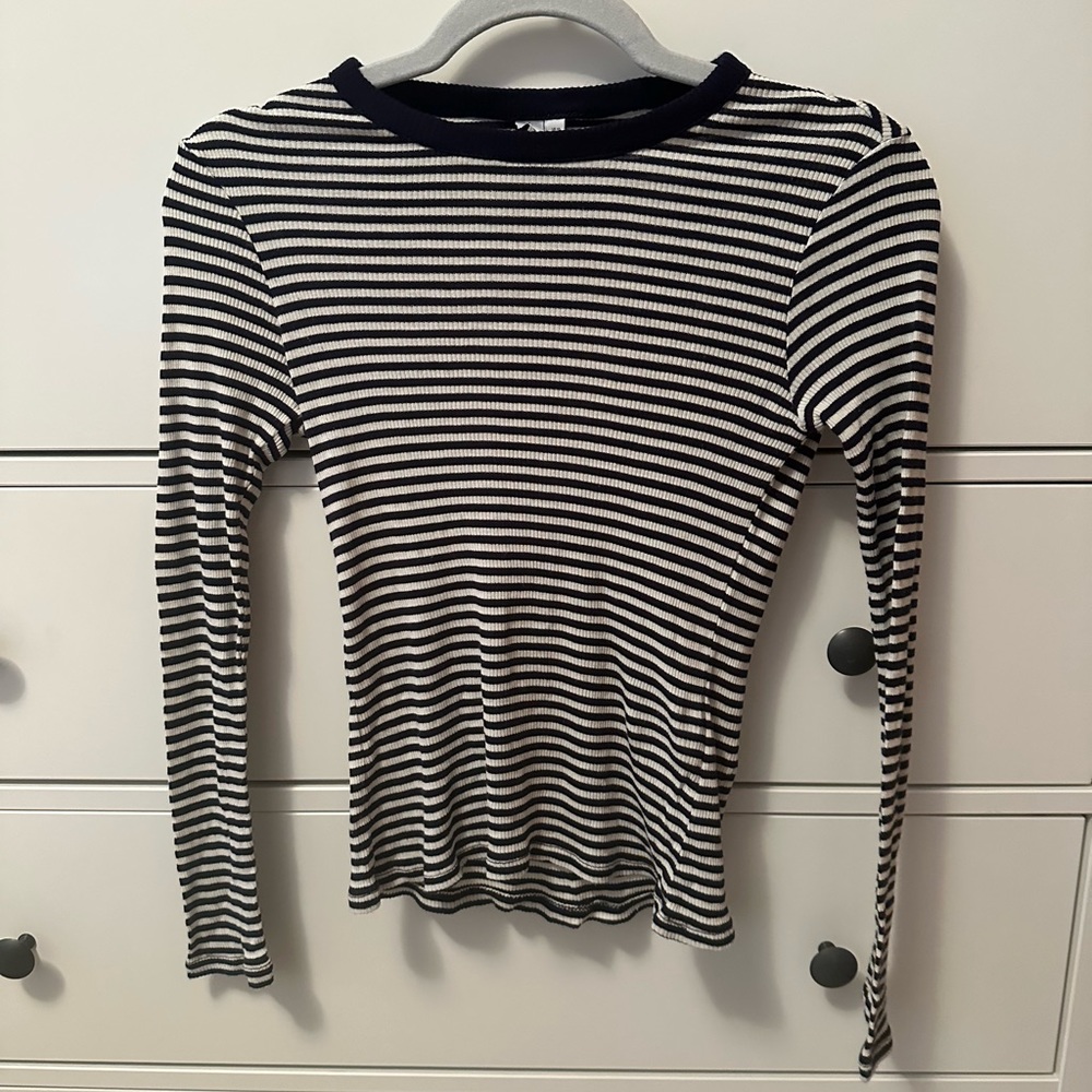 Basic Striped Ribbed Shirt, & Other Stories / xs